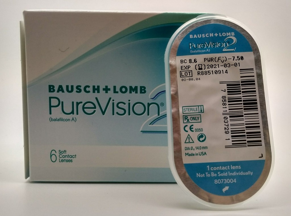 Контактные линзы PureVision2 (1 линза) 
